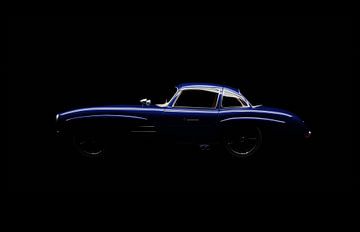 Blauwe vintage sportwagen van Andreas Berheide Photography
