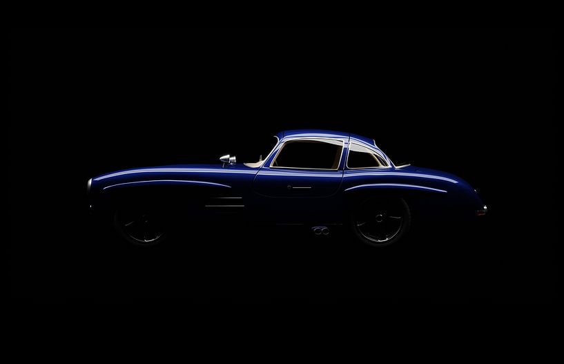 Blue vintage sports car von Andreas Berheide Photography