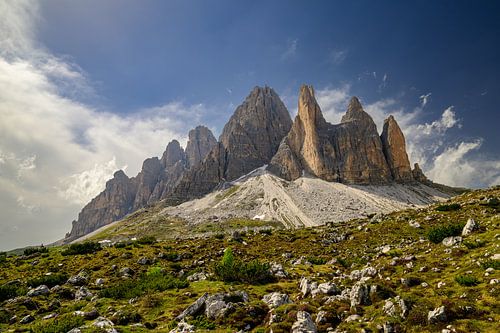 Tre Cime di Lavaredo of Drei Zinnen in de Dolomieten