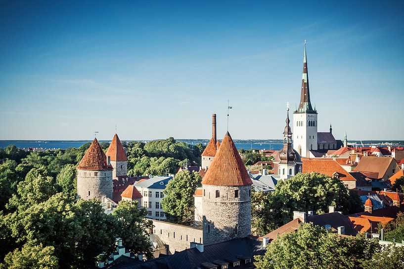 Tallinn - Altstadt-Skyline von Alexander Voss