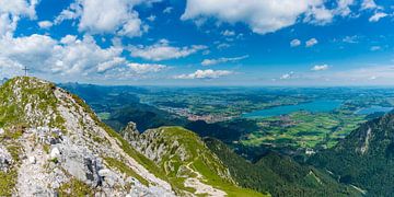 Panorama vom Säuling von Walter G. Allgöwer