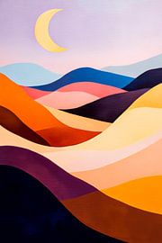 Abstrakte Landschaft von Poster Art Shop