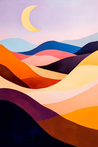 Abstract landscape by Poster Art Shop