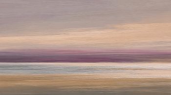 Lavendel Horizon in zacht licht