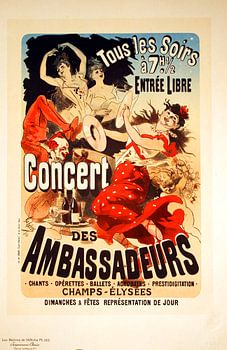 Konzert des Botschafters JULES CHERET (CHÉRET) 1899