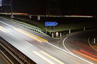 Snelweg bij nacht