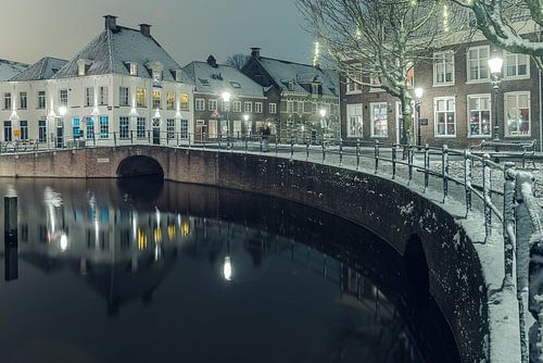 Amersfoort in de winter sneeuw van Marcel van den Bos