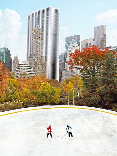 Eishockey in New York