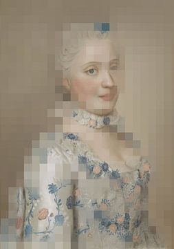 Maria Josepha von Sachsen, Dauphine von Frankreich, Jean-Etienne Liotard von Studio POPPY