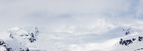 Die Spitze des Gletschers