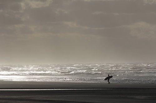 Ameland surfer