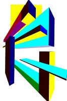 Bunte Baumaterialien