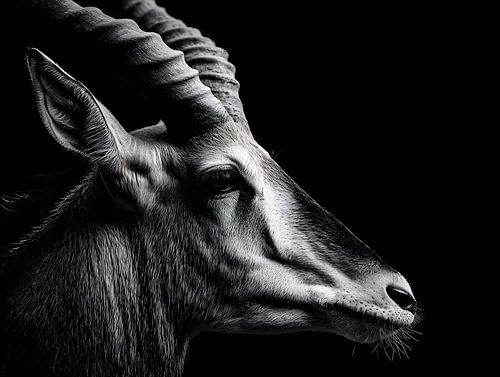 Een antilopebok in de schaduw – Elegante kracht