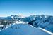 Winter uitzicht op de Zugspitze &amp; Mieminger keten van Leo Schindzielorz