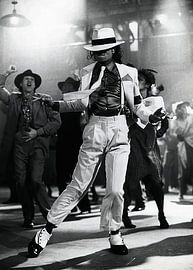 Black White King Of Pop Jackson by Black White Deco