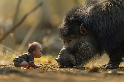 vriendschap tussen mens en dier