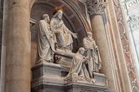 Jezus op troon in Sint Peter Basiliek van Joost Adriaanse thumbnail