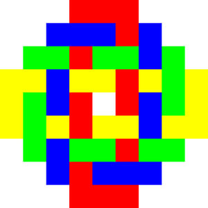 Drunter und Drüber | Permutation | ID=09 | V=61 | Knoten 4xO | P #01-W