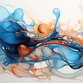 Abstracte Inktcomplexiteiten van Art Lovers