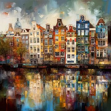 Amsterdam Schilderij van Preet Lambon