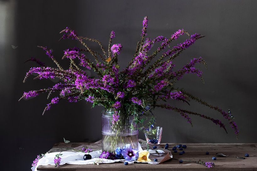 Nature morte &quot;Quenouilles par Willy Sengers