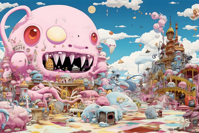 A pink fantasy world by Heike Hultsch