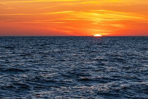 Sonnenuntergang am Strand von Kloster auf der Insel Hiddensee