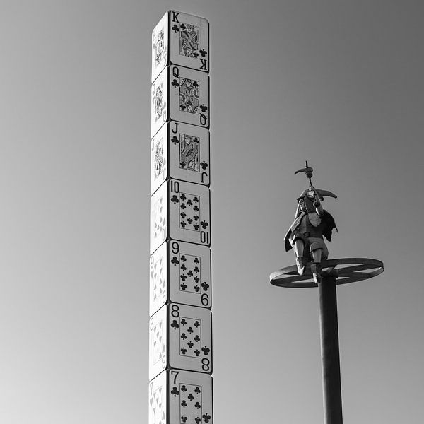 L'emblème de la ville "La Tour des cartes", Groningue par Henk Meijer Photography