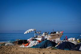 Réparation des filets de pêche