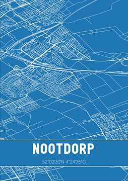 Plan d'ensemble | Carte | Nootdorp (Zuid-Holland) sur Rezona