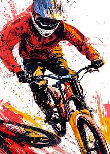 Biker Sport Illustration #Fahrrad