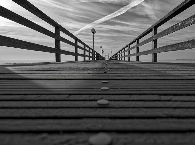 Pier to the Baltic Sea by Frank Heinz