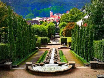 Wasserkunstanlage Paradies  Baden-Baden von J. Cieminski