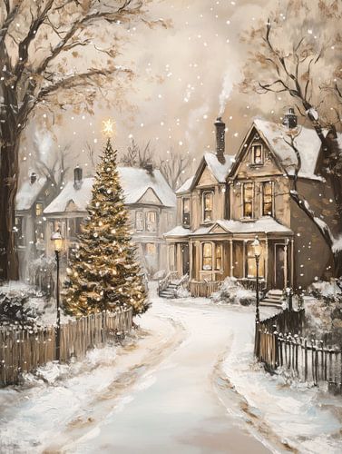 Christmas on a Winter Street