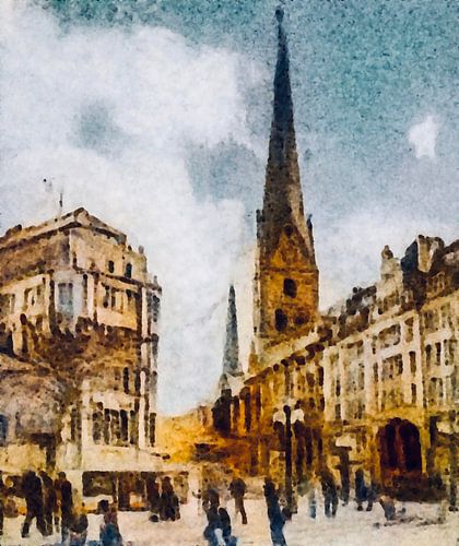 Hamburg, Stadhuis Markt