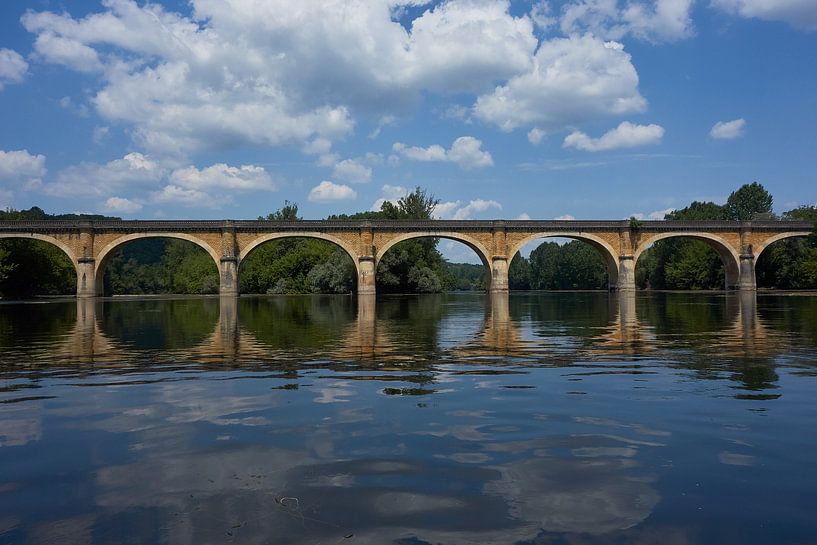 Bruggen over de Dordogne van Gevk - izuriphoto