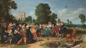 Bankett im Freien, Dirck Hals