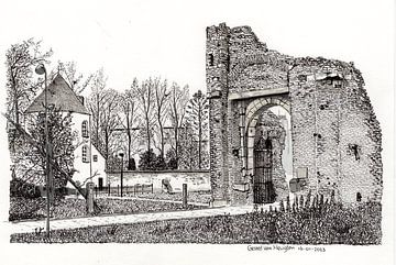 Castle Gate the Aldenborgh Weert by Gerard van Heugten