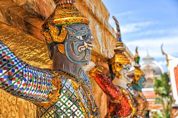 Wat Phra Kaew , Bangkok van Richard van der Woude