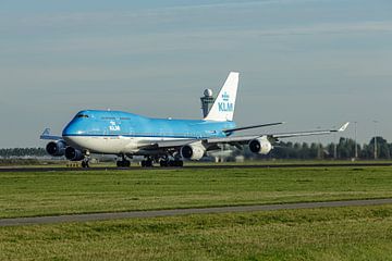 Take-off KLM Boeing 747-400 City of Rio de Janeiro. van Jaap van den Berg