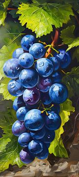 Peinture des raisins Art sur Blikvanger Schilderijen