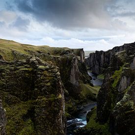 Ravine in Iceland by Mylène Amoureus
