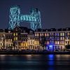 Avondfoto De Hef en het Noordereiland in Rotterdam von Mark De Rooij