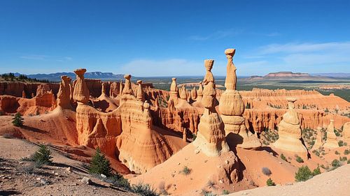 Hoodoo landscape