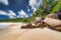 Droomstrand op het eiland Mahé in de Seychellen. van Voss Fine Art Fotografie thumbnail
