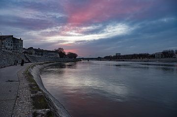 Walking along the Rhone by Werner Lerooy