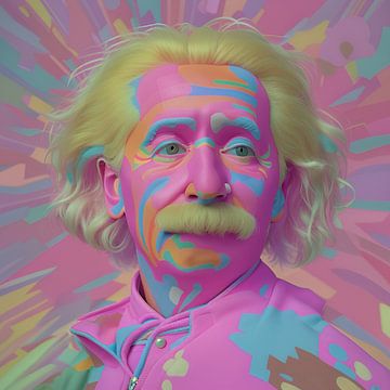 POP Art "Albert in LOVE" van oliver steiner