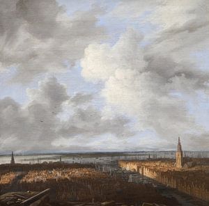 Panoramablick auf Amsterdam mit Blick auf das IJ, Jacob van Ruisdael