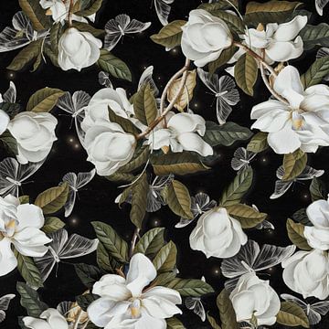 All Magnolias and Butterflies von Marja van den Hurk