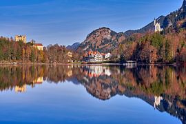 Late autumn at the Alpsee in Hohenschwangau